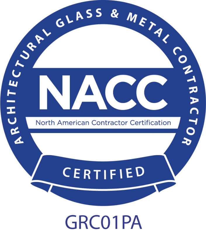 North American Contractor Certification (NACC) for Architectural Glass and Metal